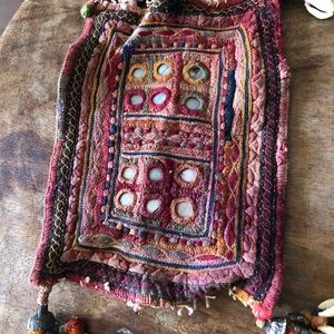 Indian Banjara bracelet and textile